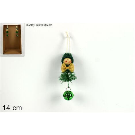 PENDENTE BAMBOLINA/ALBERO COLORE VERDE