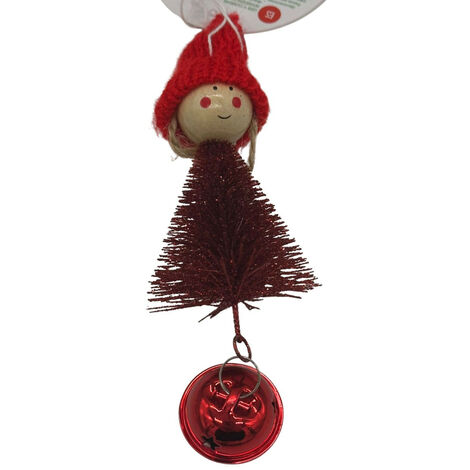 PENDENTE BAMBOLINA/ALBERO ROSSO
