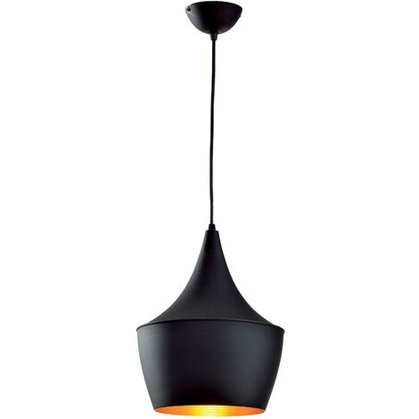PENDENTE BLACK/GOLD E27 D250MM