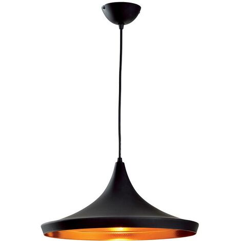 PENDENTE BLACK/GOLD E27 D350MM