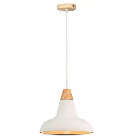 PENDENTE CALCESTRUZZO BIANCO + LEGNO D.290 - 3858