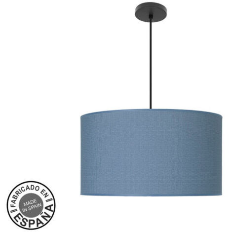 Pendente fashion 3xe27 nero/blu regx50x50 cm con diffusore