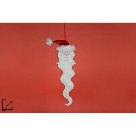 PENDENTE FELTRO BABBO NATALE DIMENSIONE CM.50 COLOREROSSO