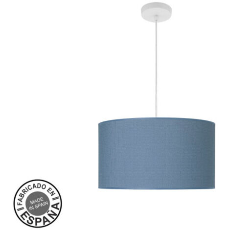 Pendente moda 2xe27 bianco/blu regx40x40 cm c/diffusore