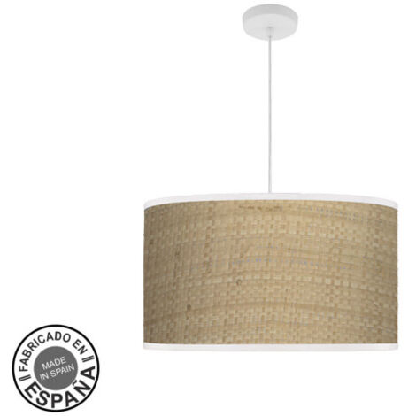 Pendente moda 3xe27 bianco/marrone chiaro regx50x50cm con diffusore