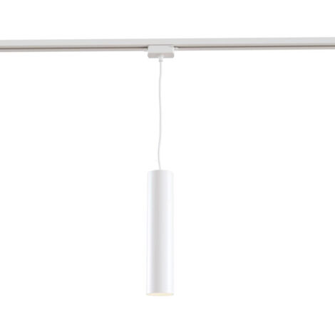 Pendente Per Binario Moderno In Alluminio Bianco 1 Luce