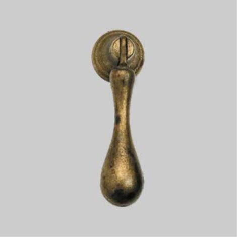 Pendente per mobili '21396' 18x63 mm - ottone antico METAL GROUP