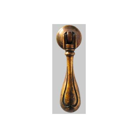 Pendente per mobili 5060 20x67 mm - patinato antico