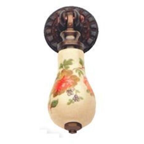 PENDENTE PORCELLANA CHAMPAGNE FIORE