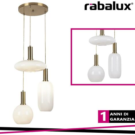 PENDENTE SINOPIA 3XE27 GOLD/OPAL GLASS