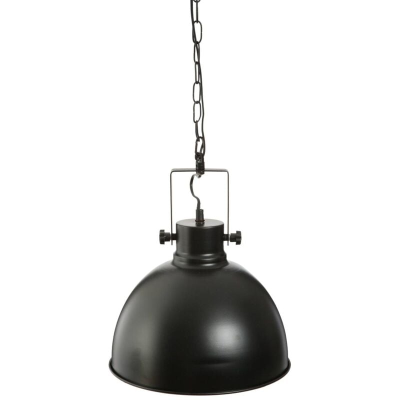 Image of Atmosphera - Lampada a sospensione in metallo nero basalt d30cm - diametro 30 x altezza 26 cm créateur d'intérieur - Nero