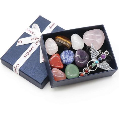 Pendentif ange en pierre naturelle, ornement décoratif pour loisirs créatifs