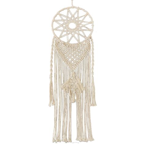 Pendentif attrape-rêves bohème décoratif pour mur, accessoire de rêve et d'énergie positive, cadeau unique