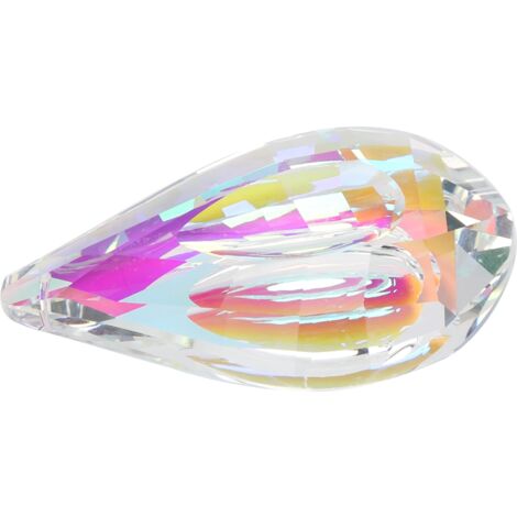 Pendentif Cristal Coloré pour Lustre - Prisme Décoratif Suspendu 76mm