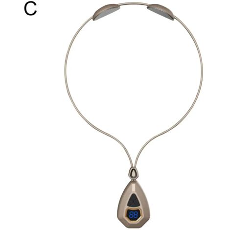 Pendentif de massage électrique EMS pour la nuque, support cervical, massage par impulsions basse fréquence, massage portable pour la relaxation T9H7-AquaForge