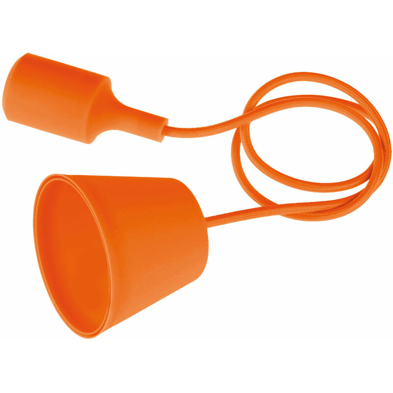 Suspension intérieure dans diverses couleurs fantastiques avec porte-lampe E27 Century orange - orange