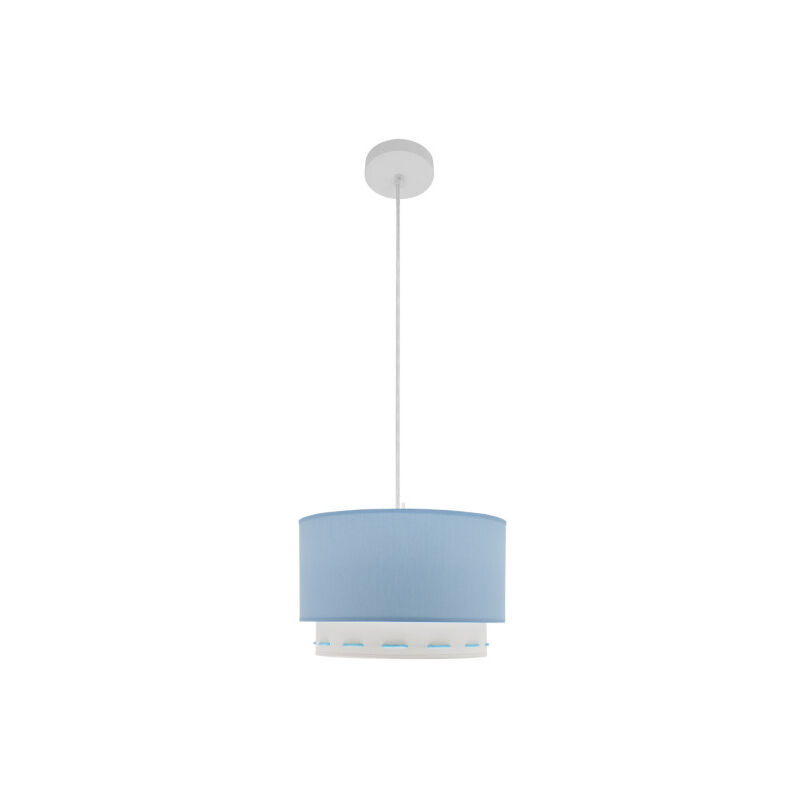 Trazos lampe suspendue bleu 1xe27 regx30x30 cm