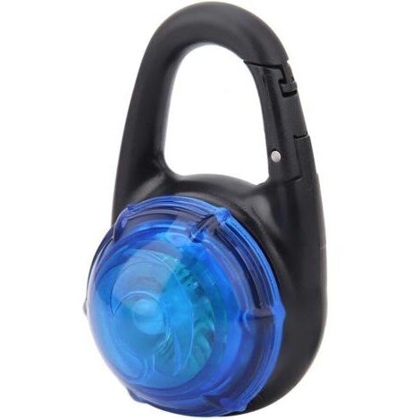 Pendentif Lumineux LED pour Chien avec Clip d'avertissement LED Clignotant sécurité remorque pour Chien Camping randonnée Promenade(Bleu)-Fei Yu