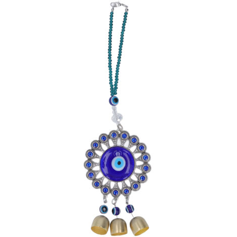 Pendentif Œil Bleu Turc, Décoration Murale Porte-Bonheur pour Maison, Bureau et Voiture