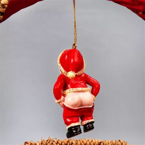 Pendentif Père Noël - Décoration pour Sapin de Noël, Vitrine et Cadeau - Petit Ornement de Noël
