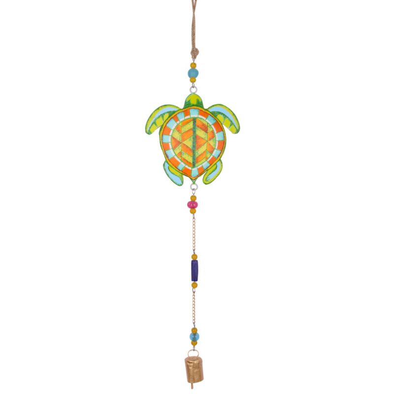 Signes Grimalt - Pendentif tortue décoratif en bois pour style maritime, accessoire nautique parfait pour la maison