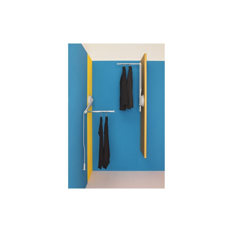 Ambos - Barre escamotable lift Argent Droite