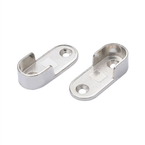 Penderie Vêtements Tube Support Penderie Poteau Poutre d'Extrémité Support d'Epaississement