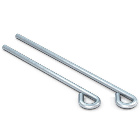 Pendini con occhiolo chiuso diametro 4 mm h 75 cm - 50 pz