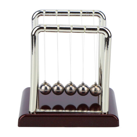 Pendule à Bille Magnétique en Forme Carrée - Décoration Zen et Cadeau Créatif