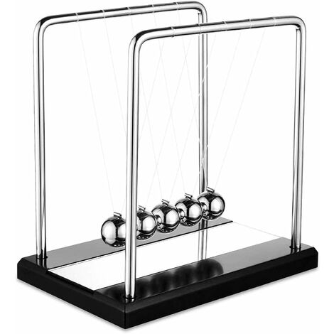 Pendule Balancier à bille Jouet de bureau d'amusement de science de boule  d'équilibre de berceau de la balance de Newton de 12mm