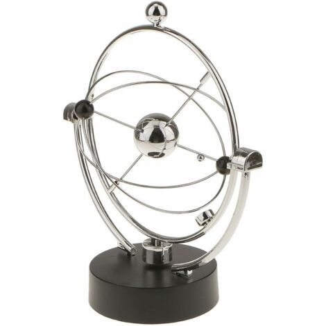 Pendule électrique Magnétique Cinétique Orbital Newton Céleste Tournant Jouet Décoration Table Bureau 5styles - Balle