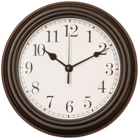 Pendule murale contour moulure D 22 cm - Atmosphera