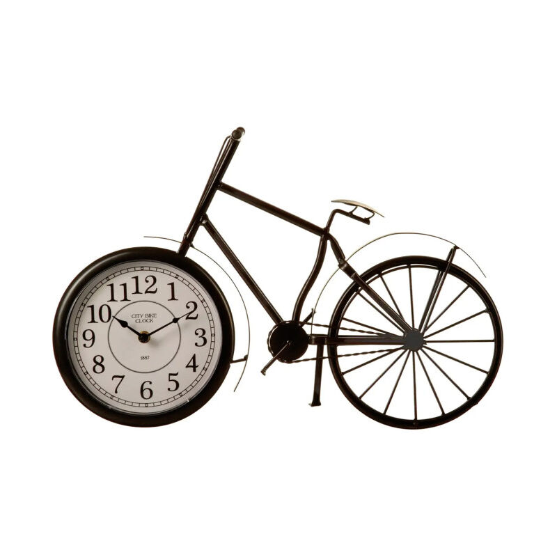 Pendule à Poser "Bike" 52cm Noir