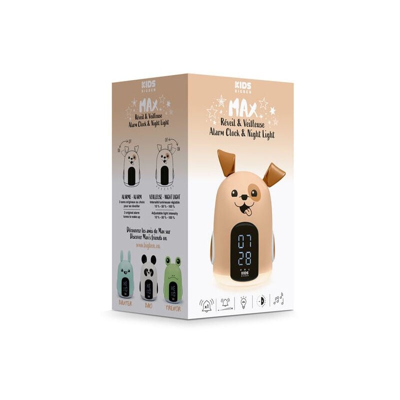 Big Ben - Réveil enfant et veilleuse - max, le chien