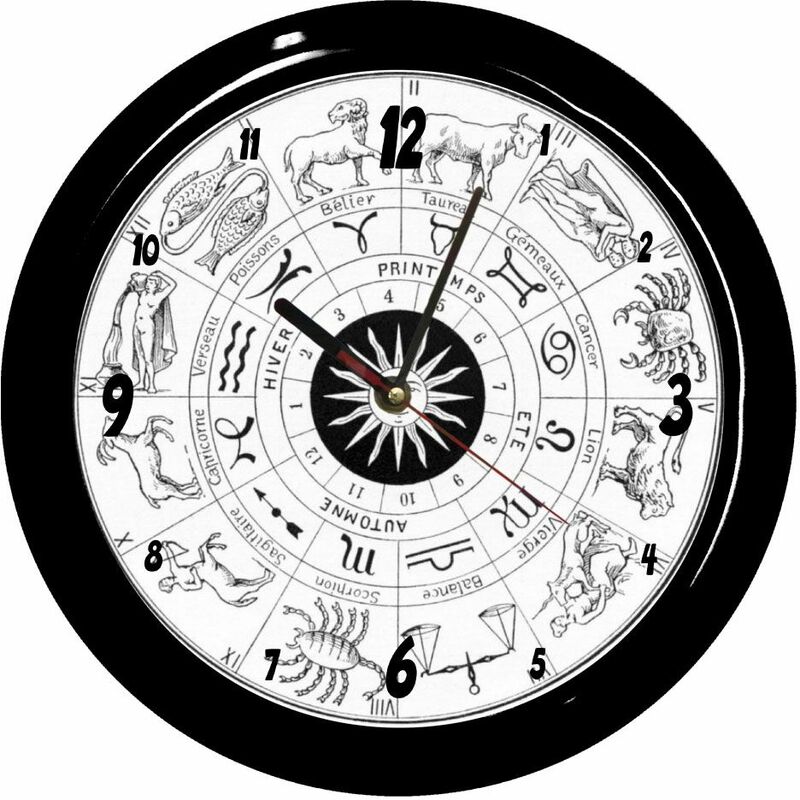 Pendule ronde Astrologie Cbkreation