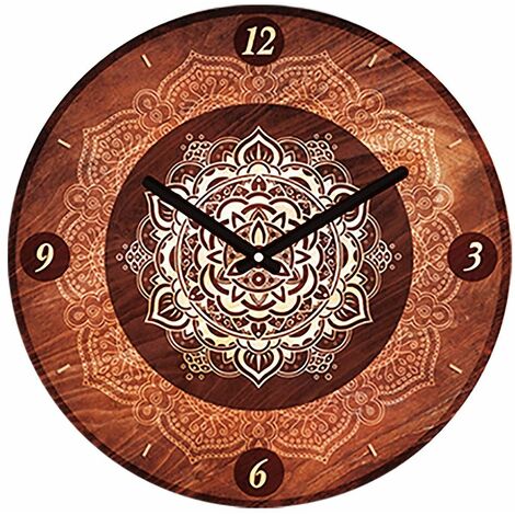 Pendule ronde Boho 28 cm