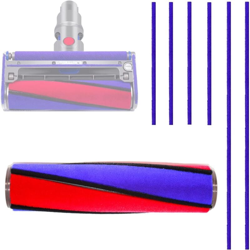 KZQ - Brosse Aspirateur Filtre Dyson,23.6CM Brosse Parquet Dyson, Nettoyage sol Accessoire Dyson, pour Aspirateur Dyson V6, V7, V8, V10, V11