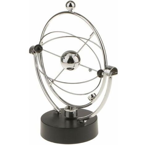 Péndulo giratorio orbital cinético electromagnético Newton celeste, juguete para decoración de escritorio, 5 estilos - Bola