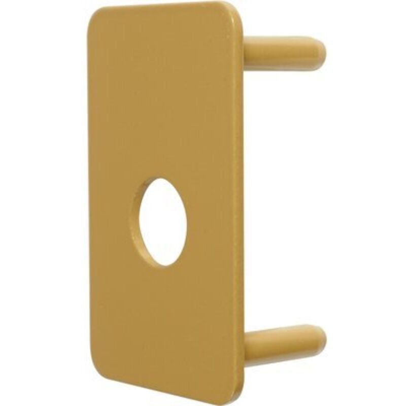 Contre-plaque 744V pour verrou Vachette V136 Jaune/Doré