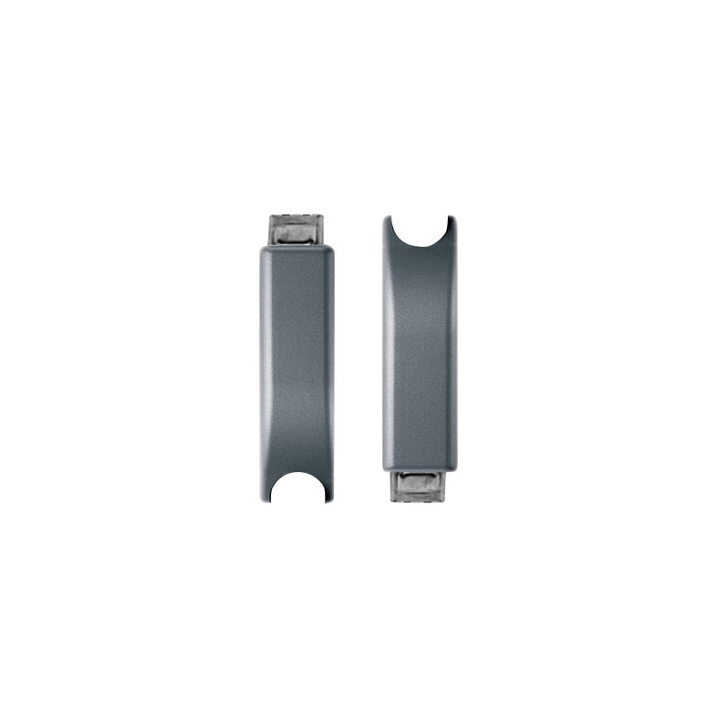 Pêne haut/bas vertical oltre - Finition : Blanc RAL9016 mat Fapim