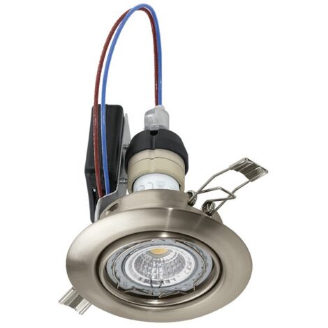 PENETO INCASSO METALLO NICHELATO D8,7 GU10 5W