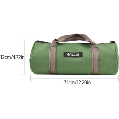 PENGGONG Borsa porta attrezzi Borsa portatile con cerniera Elettricista Borsa porta attrezzi per la lavorazione del legno
