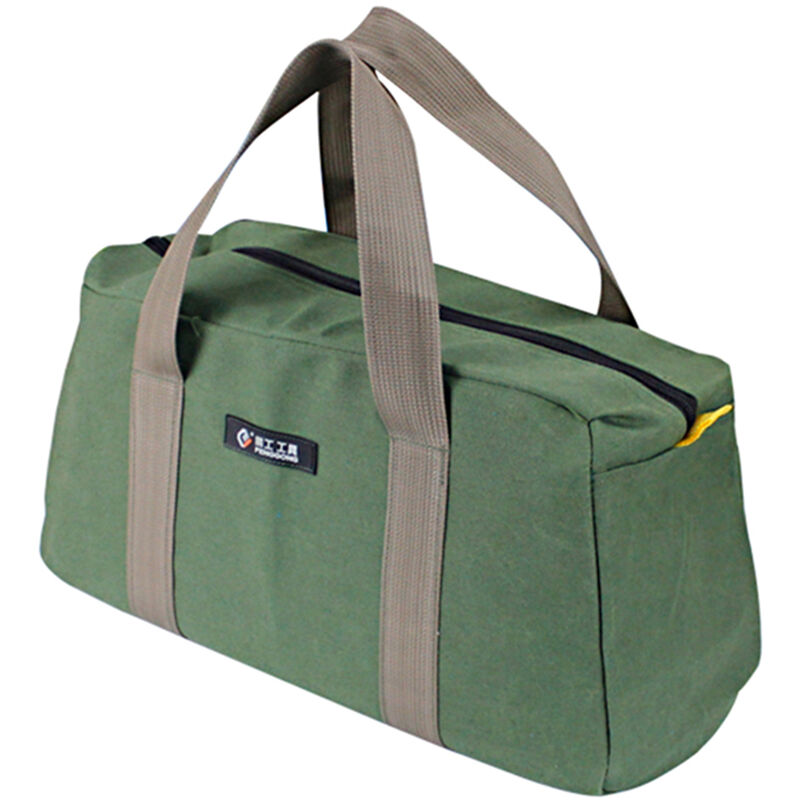 Large Thickened Wear-resistant Maintenance Tool Storage Bag Multifunctional Portable, Army green , 12-inch - Army green , 12-inch - Penggong