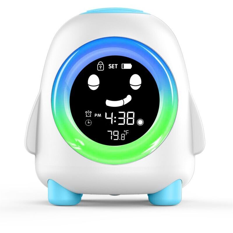 Image of Penguin electronic alarm clock with LCD&hellip;