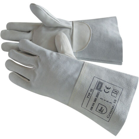 penkert Schweißerhandschuh Typ 10 Kat. II, weiß, 10 35cm,Gr.10 10 Stk