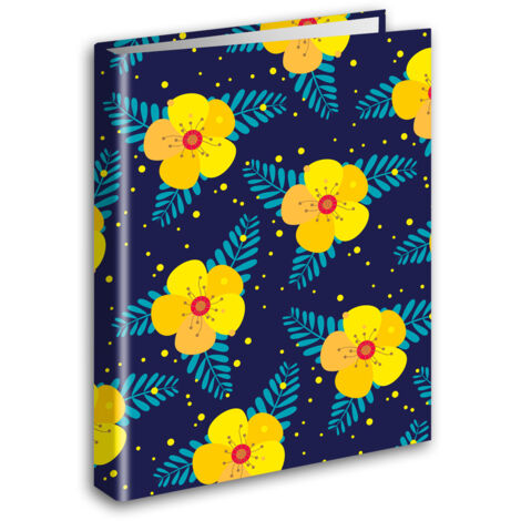PENMATE A5 Doppelringordner, Blumen - Dokumentenorganizer