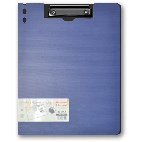 PENMATE Morandi A4 board con clip e copertina, blu navy