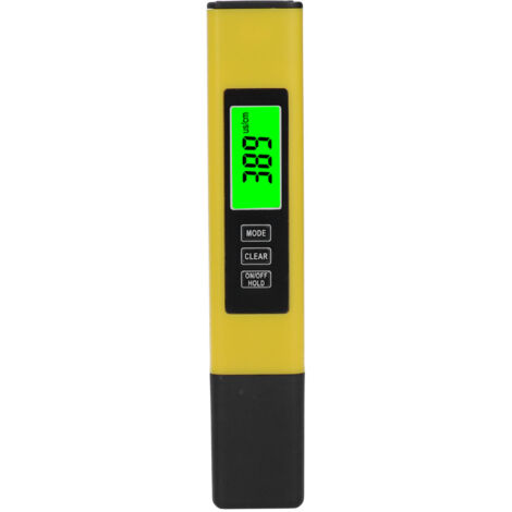Penna misuratore digitale per test della qualità dell'acqua 3 in 1, temperatura TDS EC professionale