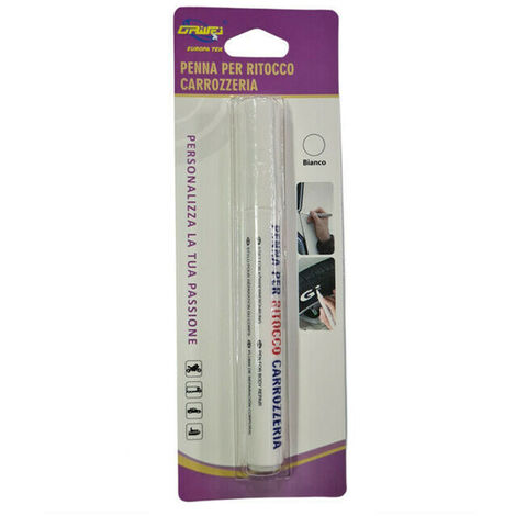 Penna Pennarello Ritocco Carrozzeria Graffi Vernice Auto Moto BIANCO CA-02912