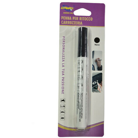 Penna Pennarello Ritocco Carrozzeria Graffi Vernice Auto Moto Nero CA-02911